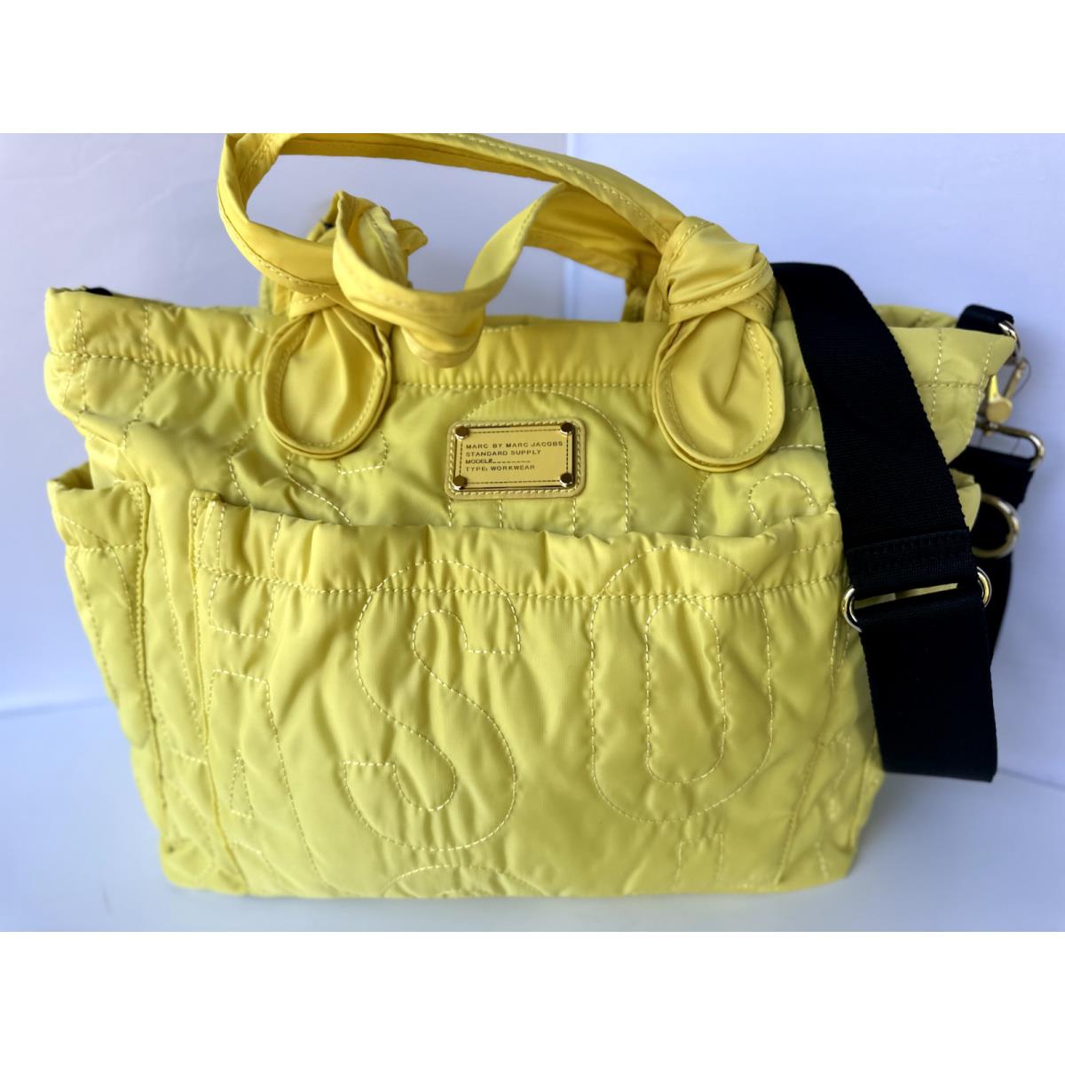 Marc By Marc Jacobs Baby Tote Supernova Eliza Pretty Nylon Handbag Yellow