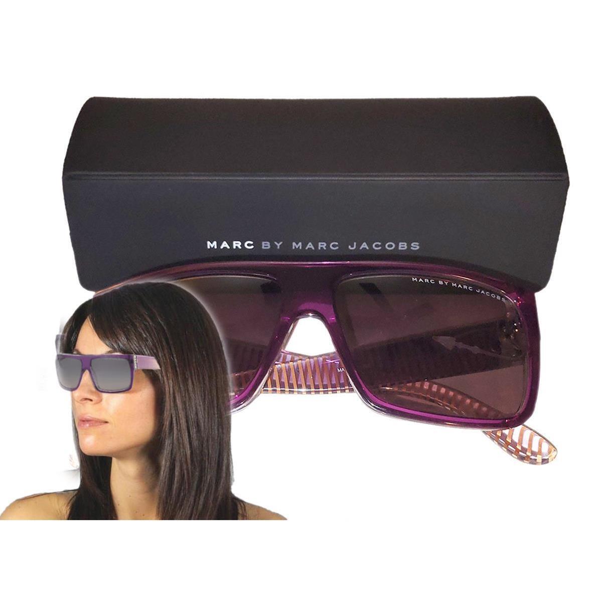 Marc Jacobs Womens Violet/orange Mmj 096/N/S - 0FD Sunglasses Case + Cloth