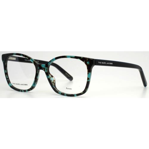 Marc Jacobs 464 Cvt Teal Havana Womens Semi Cat Eye Eyeglasses 53-17-140 B:43 B