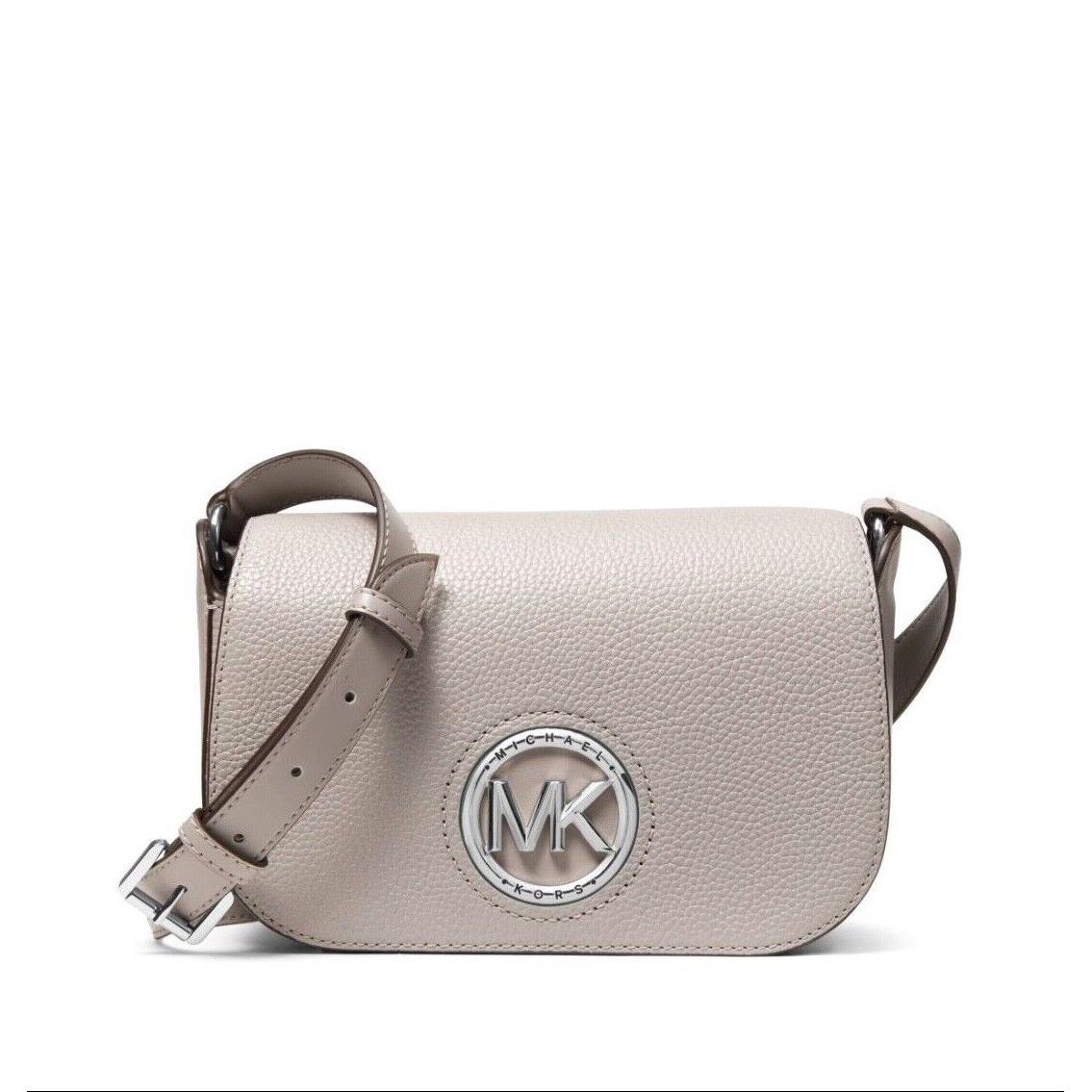 Michael Kors Samira Small Messenger Bag 38H1C1MM1L Pearl Grey