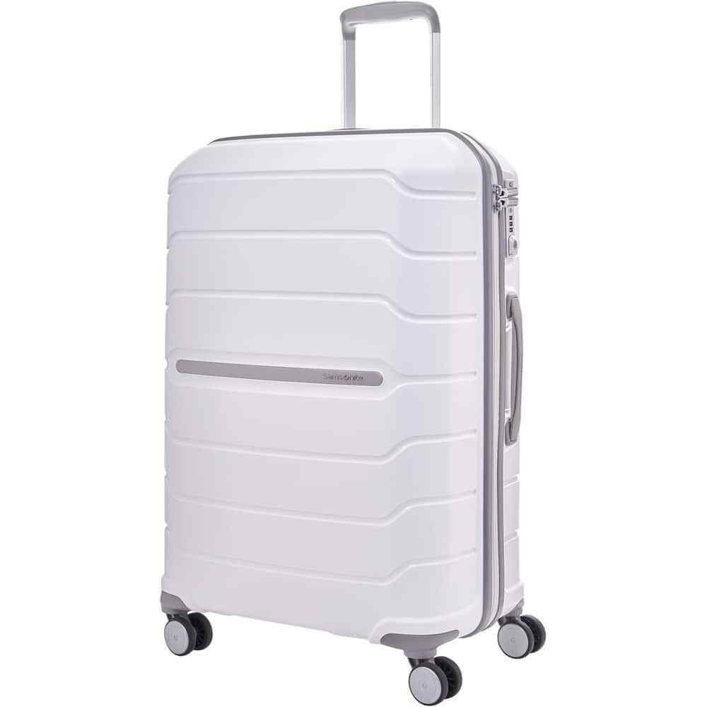 Samsonite - Freeform 23 Expandable Spinner Suitcase - White