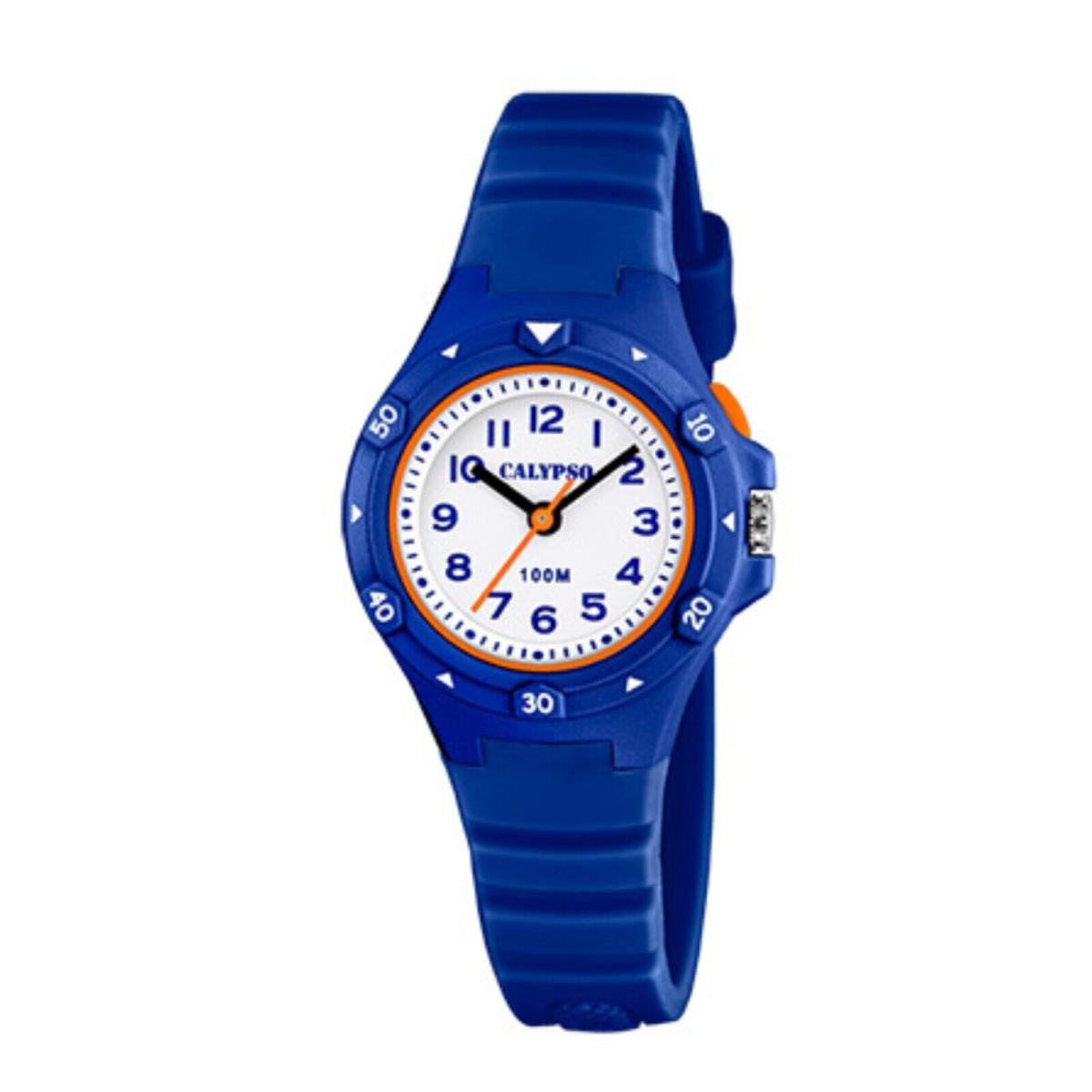 Festina Calypso 29mm Boys Girls Analog Kids Glow Watch Light Up Watches - K5846 Blue