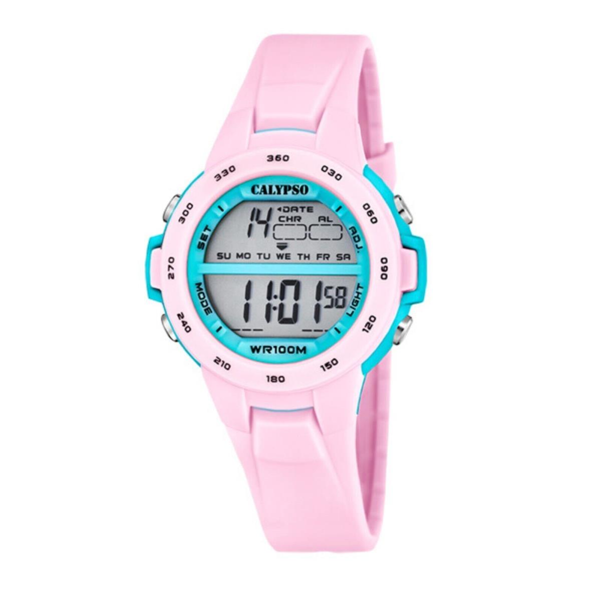 Festina Calypso Kids Digital Watch Alarm Light Up Chrono Alarm Light - K5850