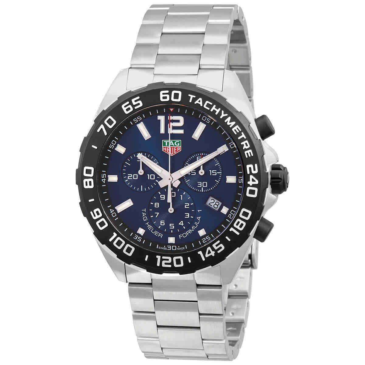 Tag Heuer Formula 1 Chronograph Quartz Blue Dial Men`s Watch CAZ101AV.BA0842