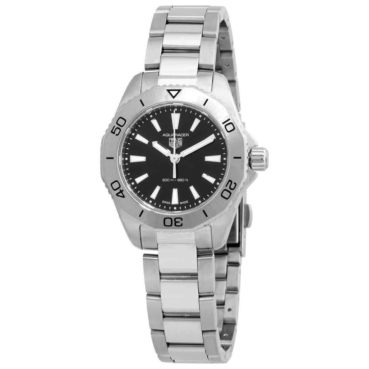 Tag Heuer Aquaracer Quartz Black Dial Ladies Watch WBP1410.BA0622