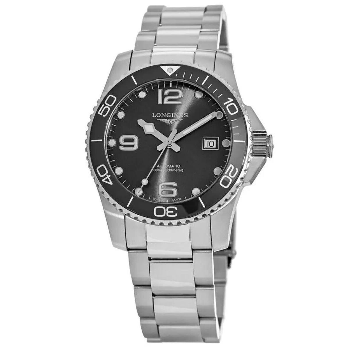 Longines Hydroconquest Automatic Black Dial Men`s Watch L37814566