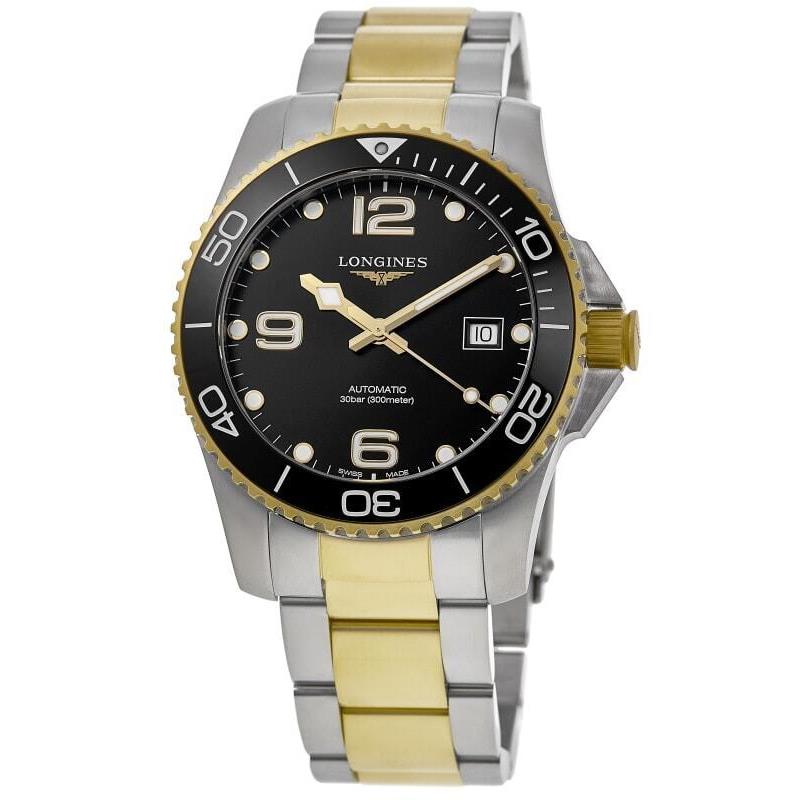 Longines Hydroconquest Automatic Black Dial Steel Men`s Watch L3.781.3.56.7