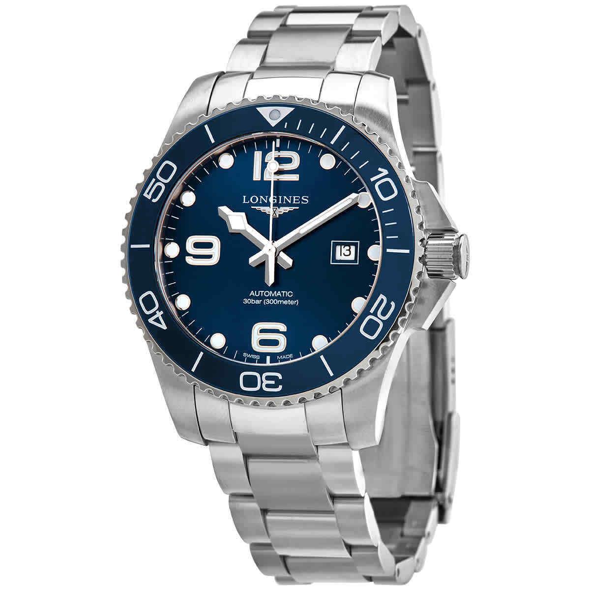 Longines Hydroconquest Automatic Blue Dial Men`s Watch L3.782.4.96.6