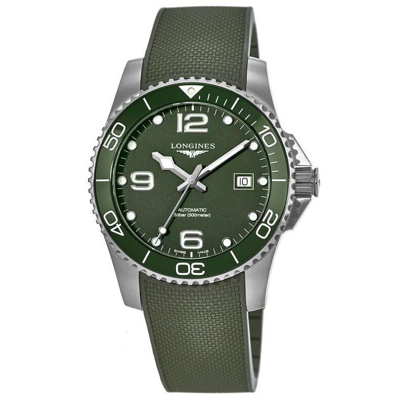 Longines Hydroconquest Automatic 41mm Green Dial Men`s Watch L3.781.4.06.9