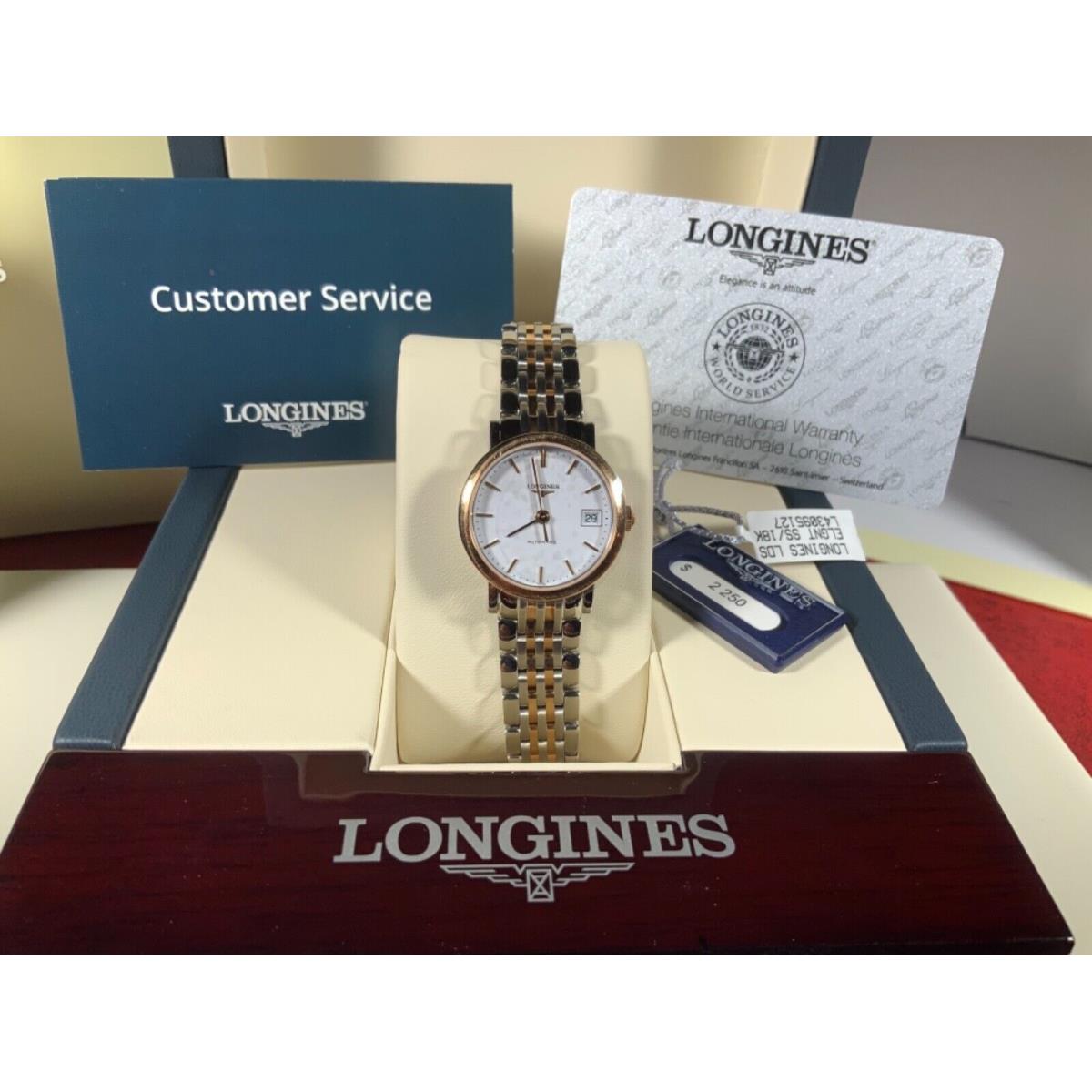 Longines Elegant L43095127 White Dial Lady`s Watch