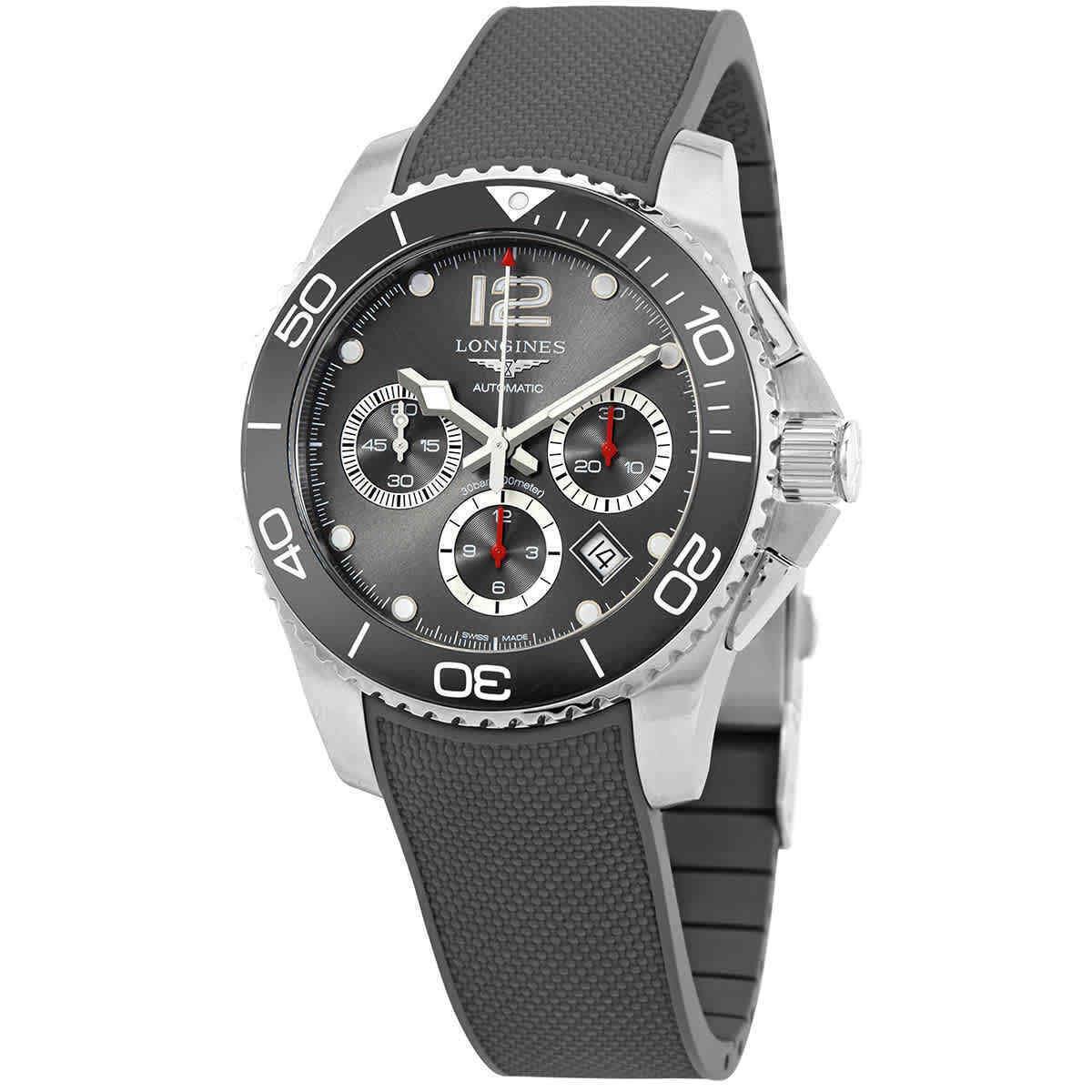 Longines Hydroconquest Gray Men`s Watch - L3.883.4.76.9