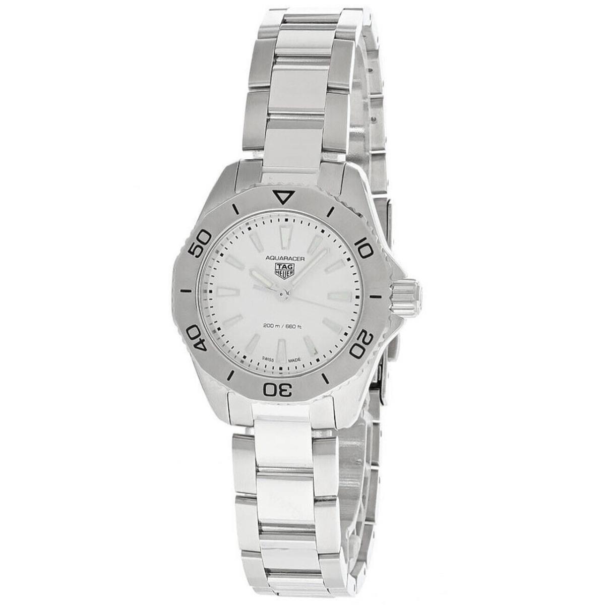 Tag Heuer Aquaracer 30MM Qtz SS Silver Dial Women`s Watch WBP1411.BA0622