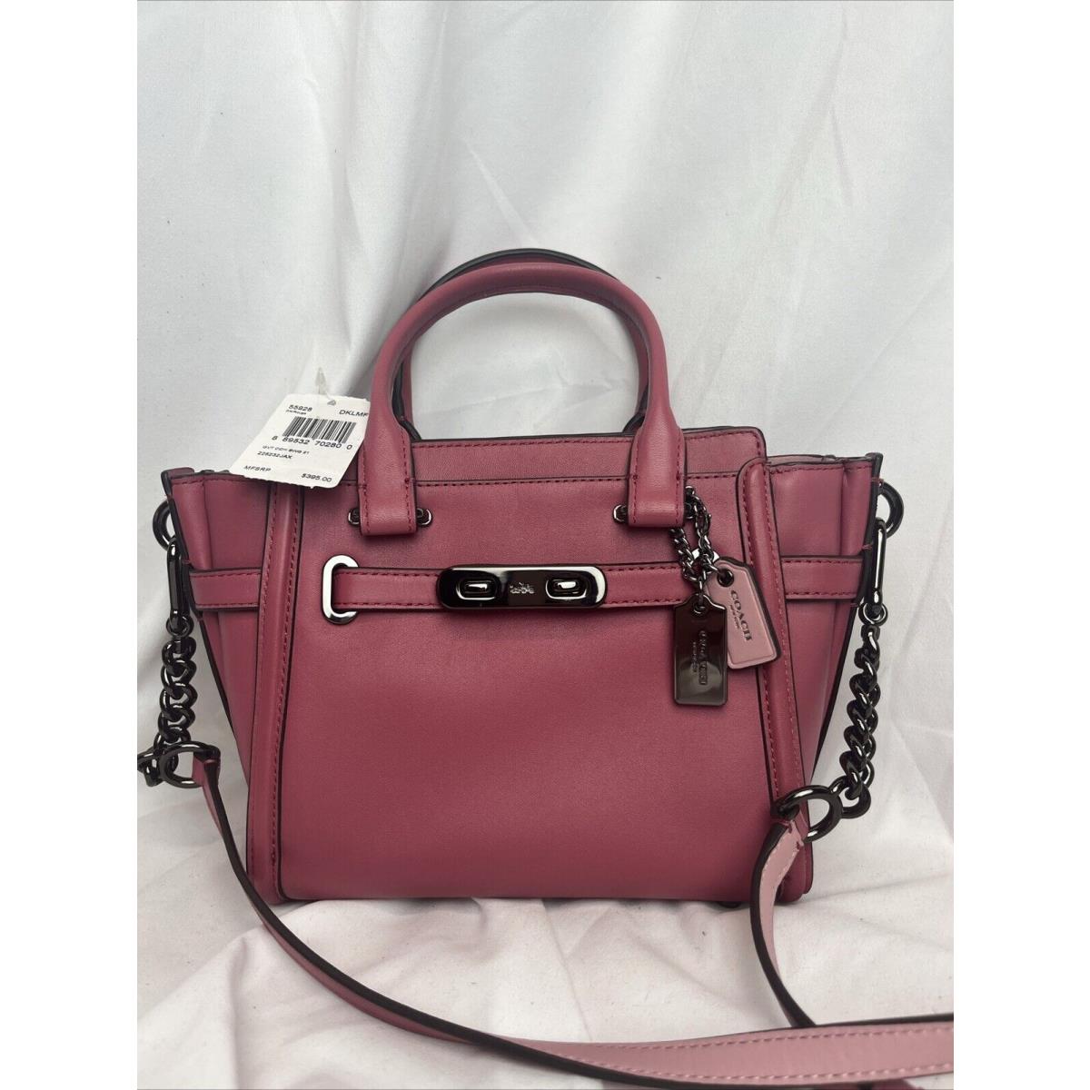 Coach Swagger 21 In Glovetanned Leather 55928 Rouge