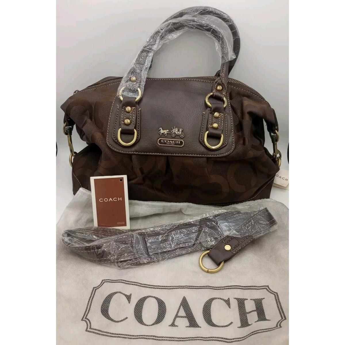 Coach Madison Sabrina Satchel Shoulder Signature Bag 12943 Dust Bag Read