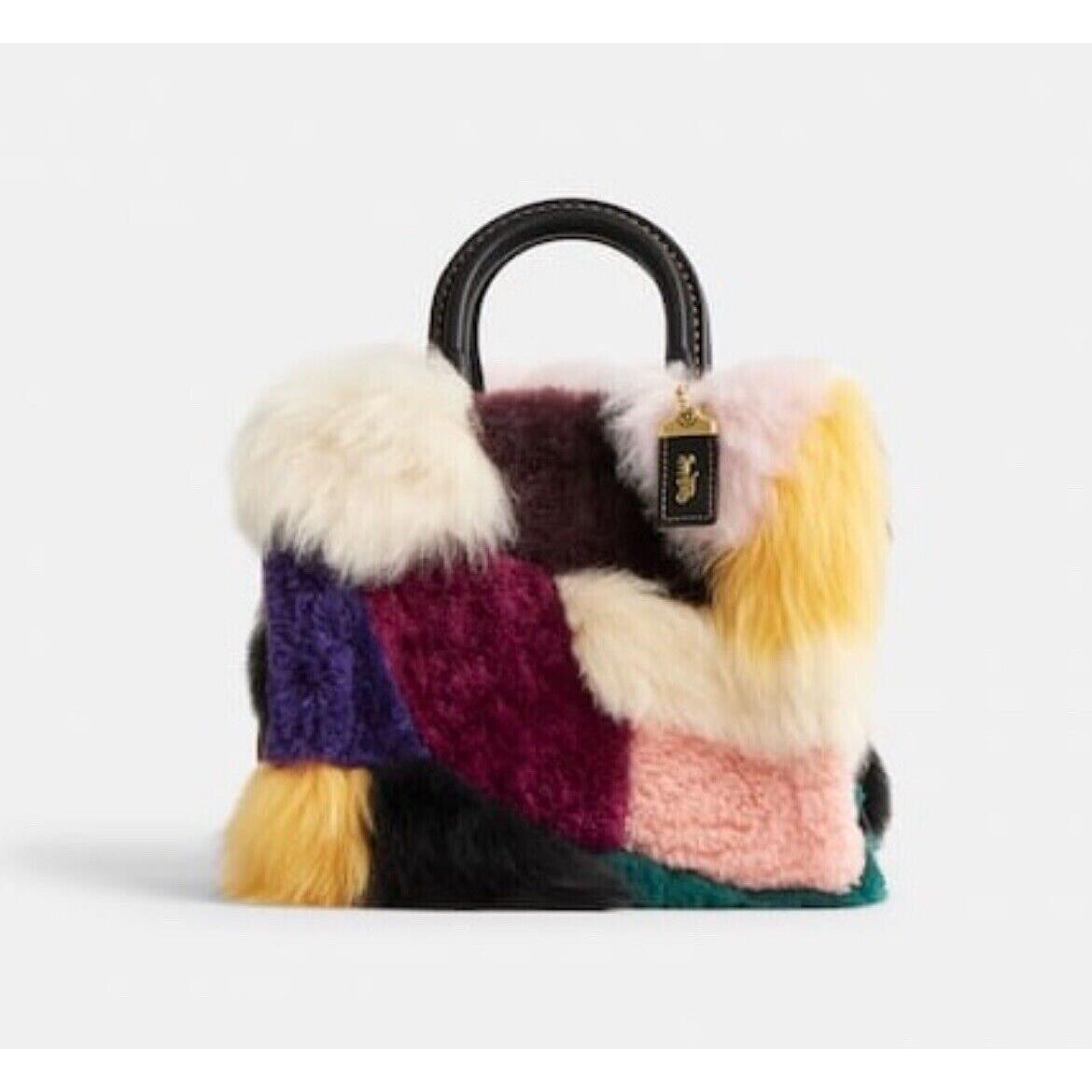 Coach Multi Colored Shearling Rogue 20 CN592