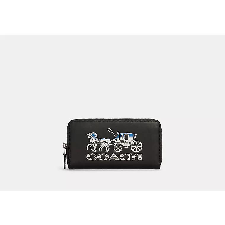 Coach Most Popular Accordion Wallet with Horse and Carriage