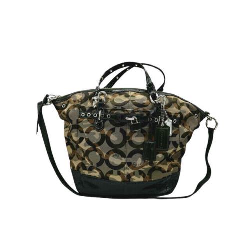 Coach Green Multi Handbag