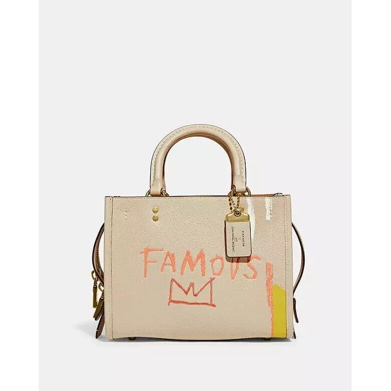 Coach X Jean Michel Basquiat Rogue Bag 25 IvoryC0307