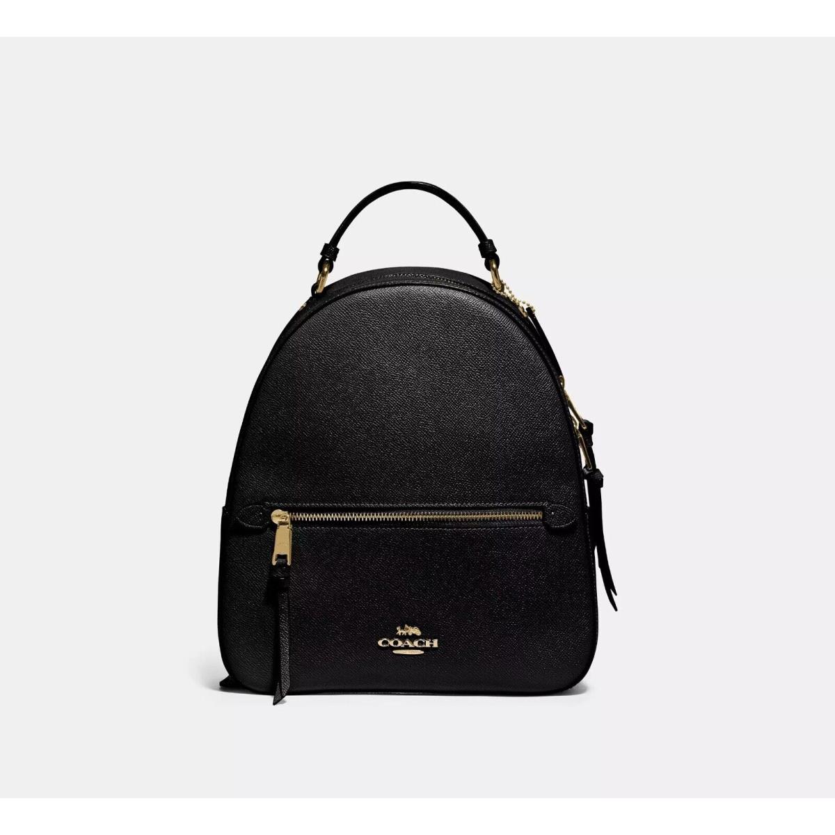 W/tags Coach Crossgrain Leather Jordyn Backpack Gold/black Below Retail