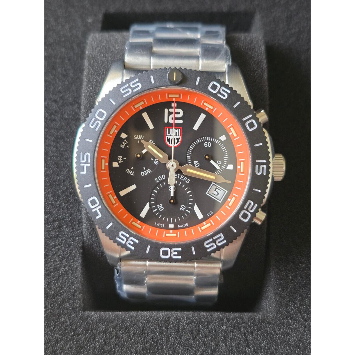 Luminox Pacific Diver Sapphire XS.3149.M Black Dial Chronograph Men`s Watch