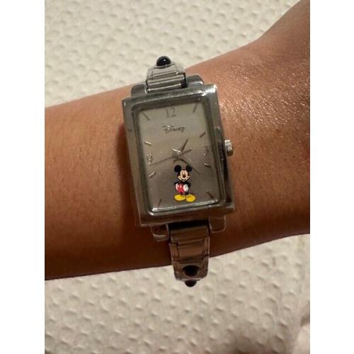 Lorus Vintage Mickey Mouse Rare Southwestern Black Onyx Watch Rare Collectors Item