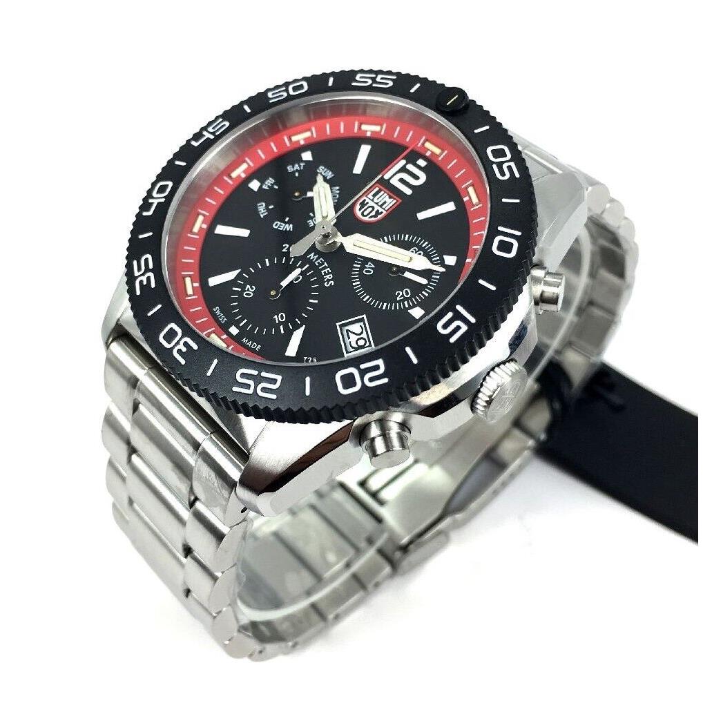 Men`s Luminox Pacific Diver Chronograph Steel Swiss Watch XS.3155.M