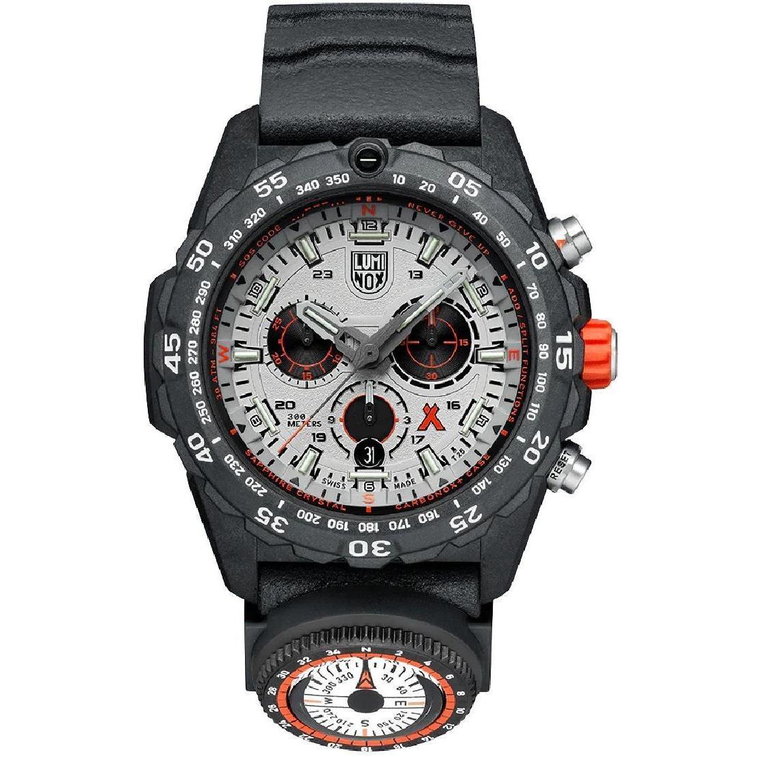 Men`s Luminox Bear Grylls Survival Military Style Chronograph Watch XB.3748