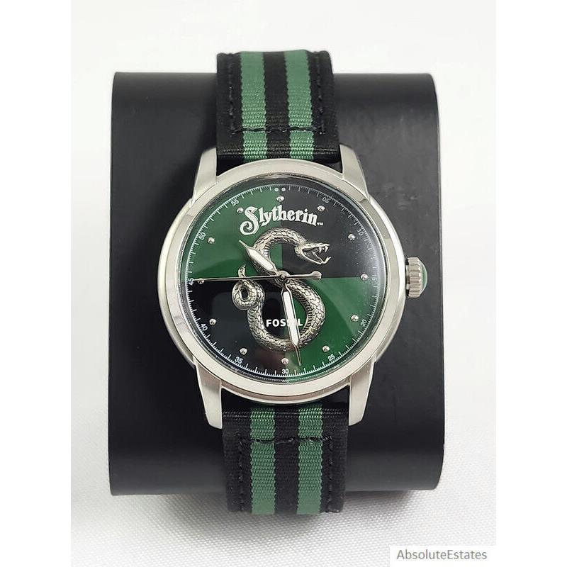 Fossil Harry Potter Watch Slytherin Limited Edition Silver Green LE1161