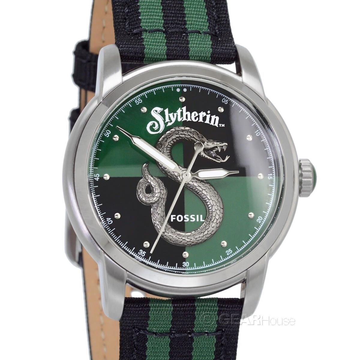 Fossil Limited Edition Harry Potter Slytherin Watch Green Black Mens Womens