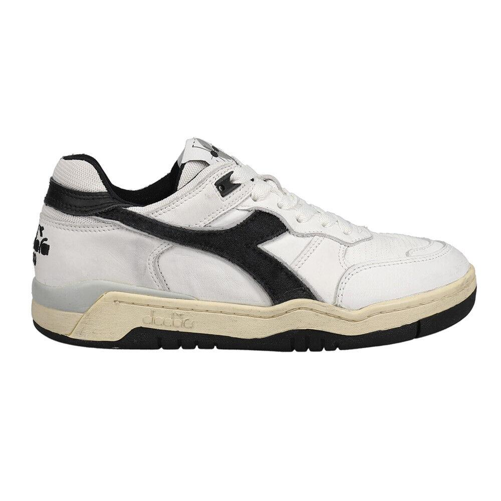 Diadora B.560 Italia Lace Up B.560 Italia Lace Up Mens Black White Sneakers Casual Shoes 17942