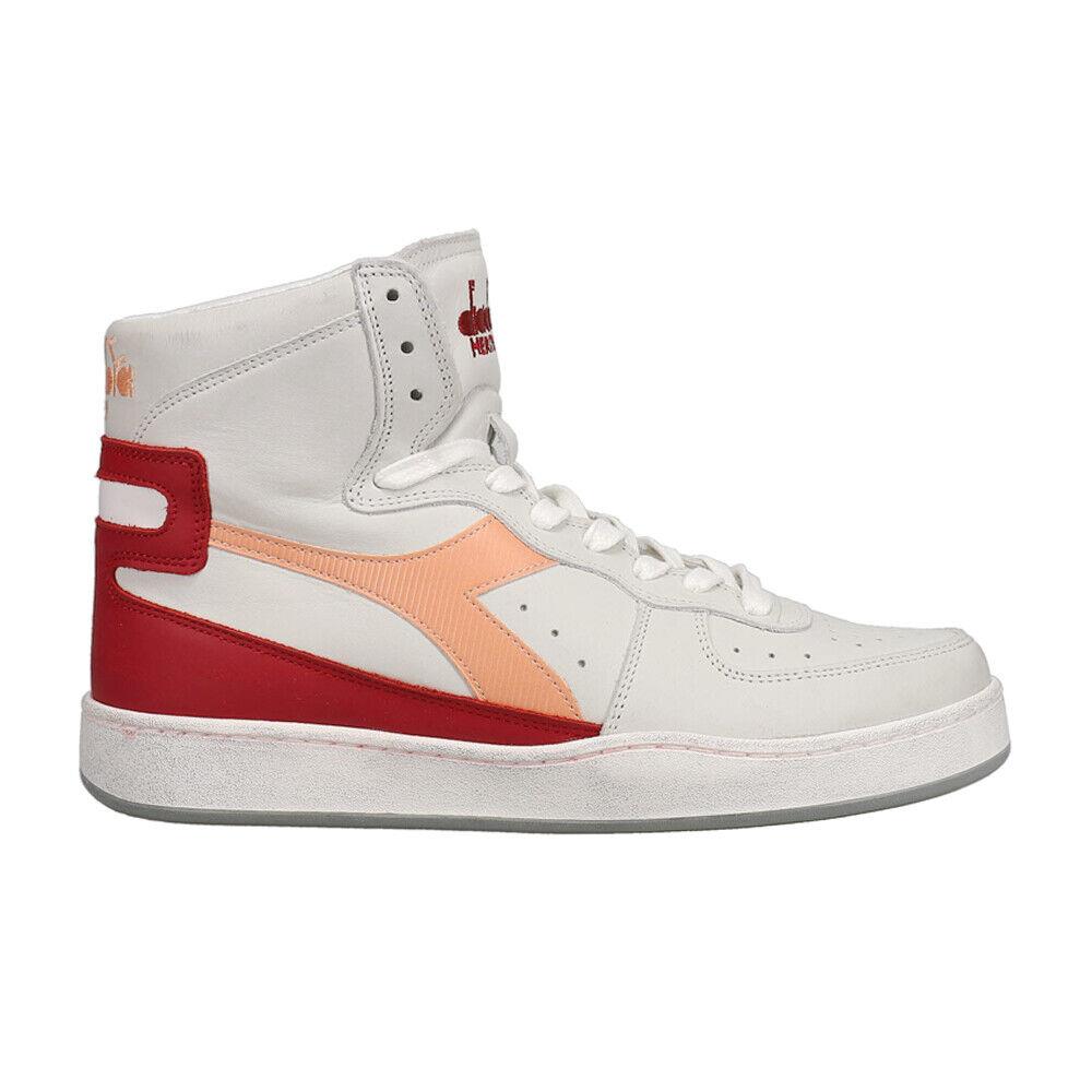 Diadora Mi Basket High Top Mi Basket High Top Mens White Sneakers Casual Shoes 158569-C9593