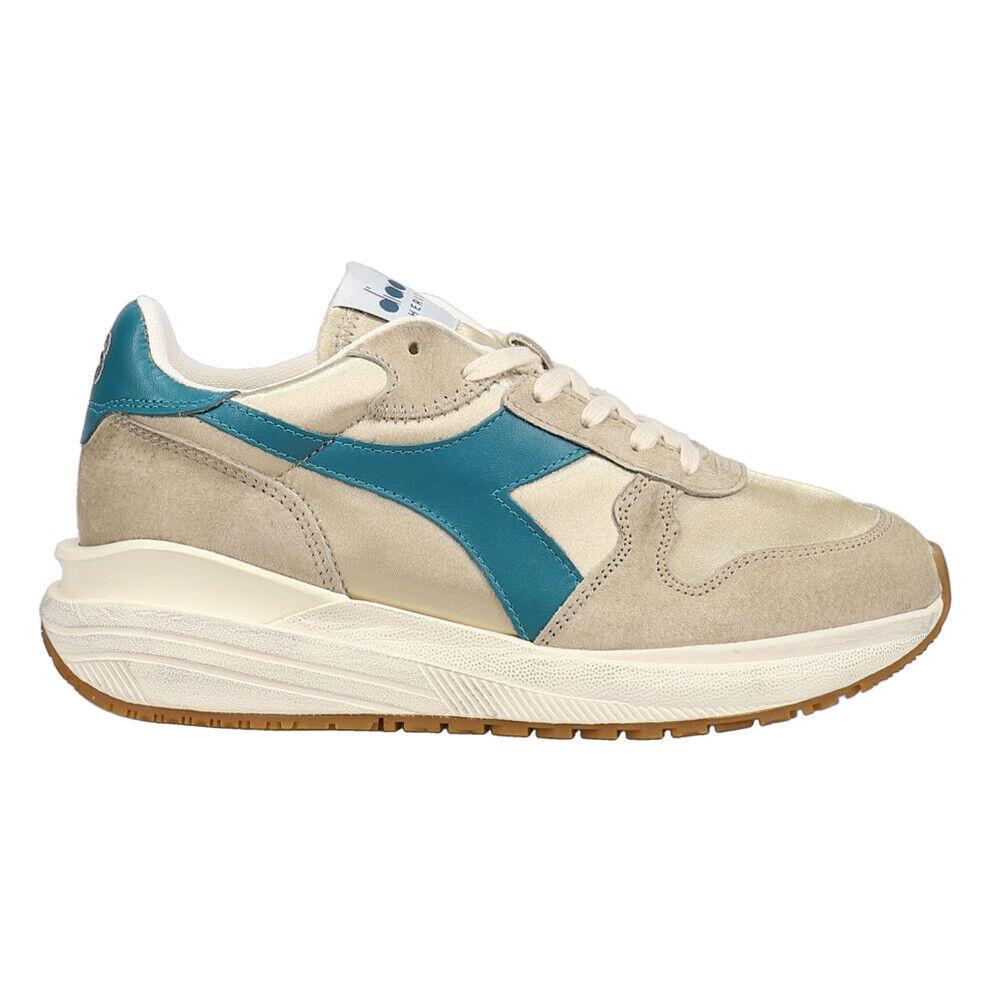 Diadora Venus Satin Lace Up Womens Beige Sneakers Casual Shoes 178275-25081