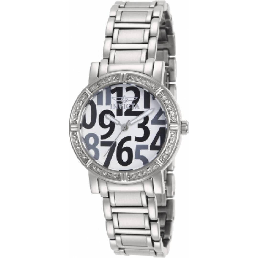 Invicta Wildflower 10670 Women`s Stainless Steel Swiss Quartz 33mm Watch