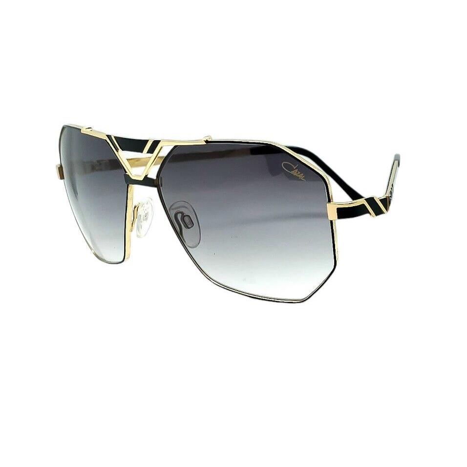 Cazal 9058 Sunglasses Col. 001 Black-gold /gray Gradient Gradient 63