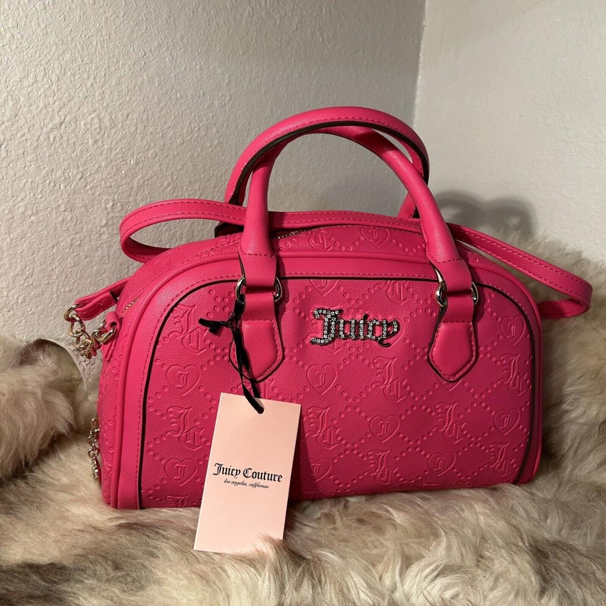 Juicy Couture Juicy Forever Satchel - Pink Flash Grid