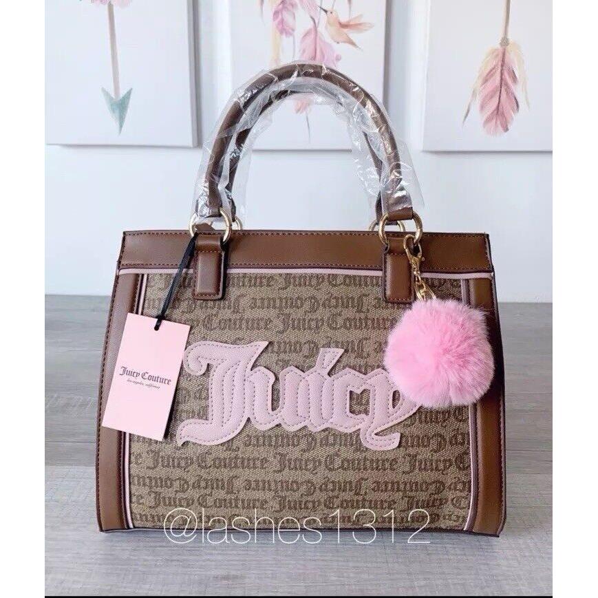 Juicy Couture Bag Paparazzi Tote - Brown Pink