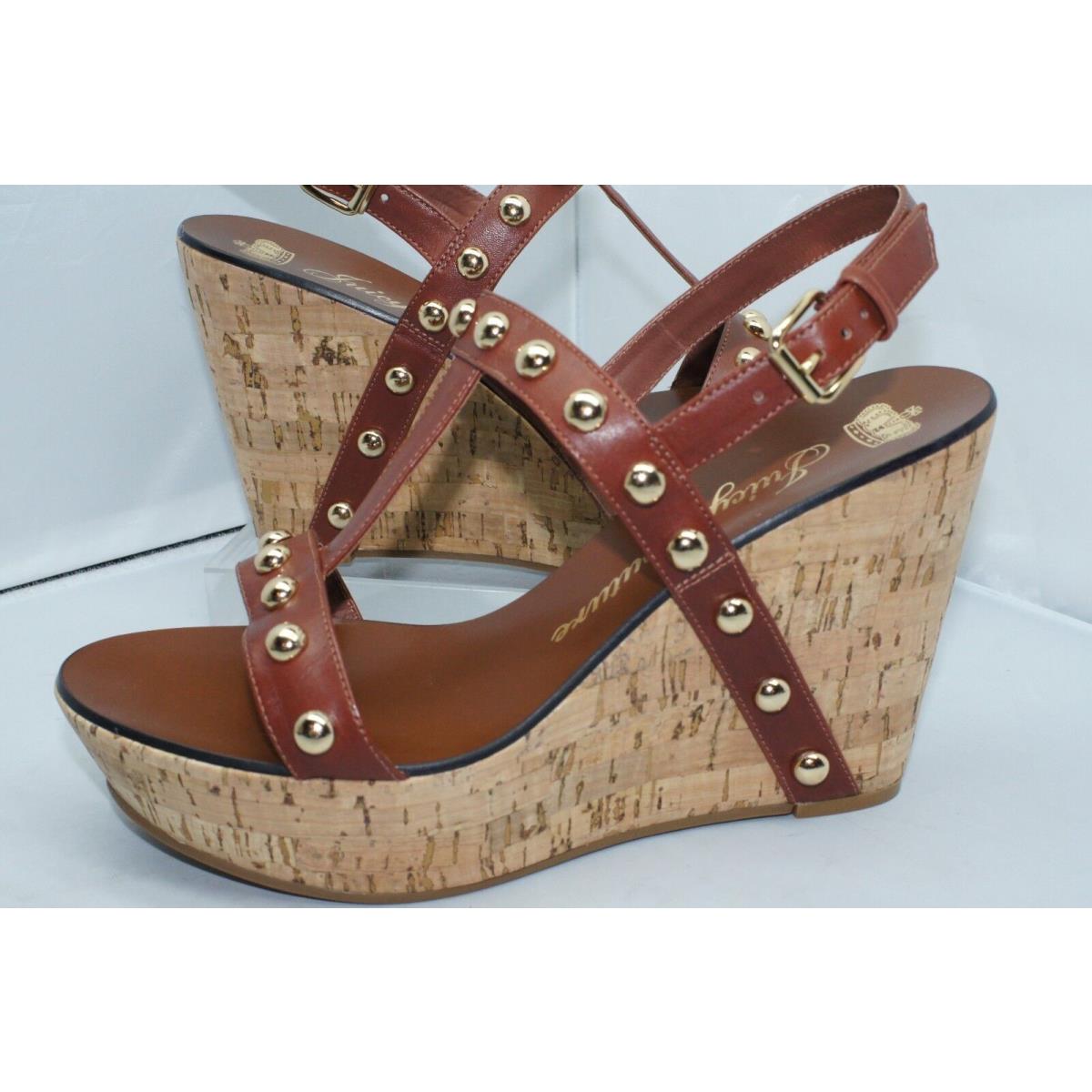 Juicy Couture Shoes Wedge Size 9 Brown Sandals