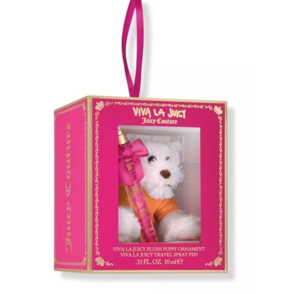 Juicy Couture Viva La Juicy Mini Puppy Ornament Perfume Gift Set