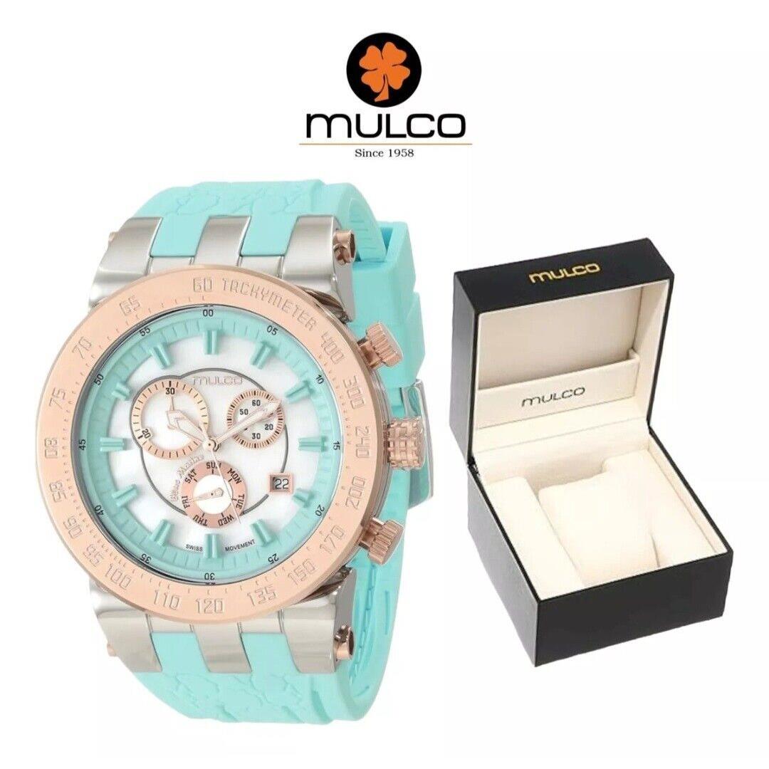 Mulco Blue Marine Chronograph MW5-93503-093 Turquoise Watch