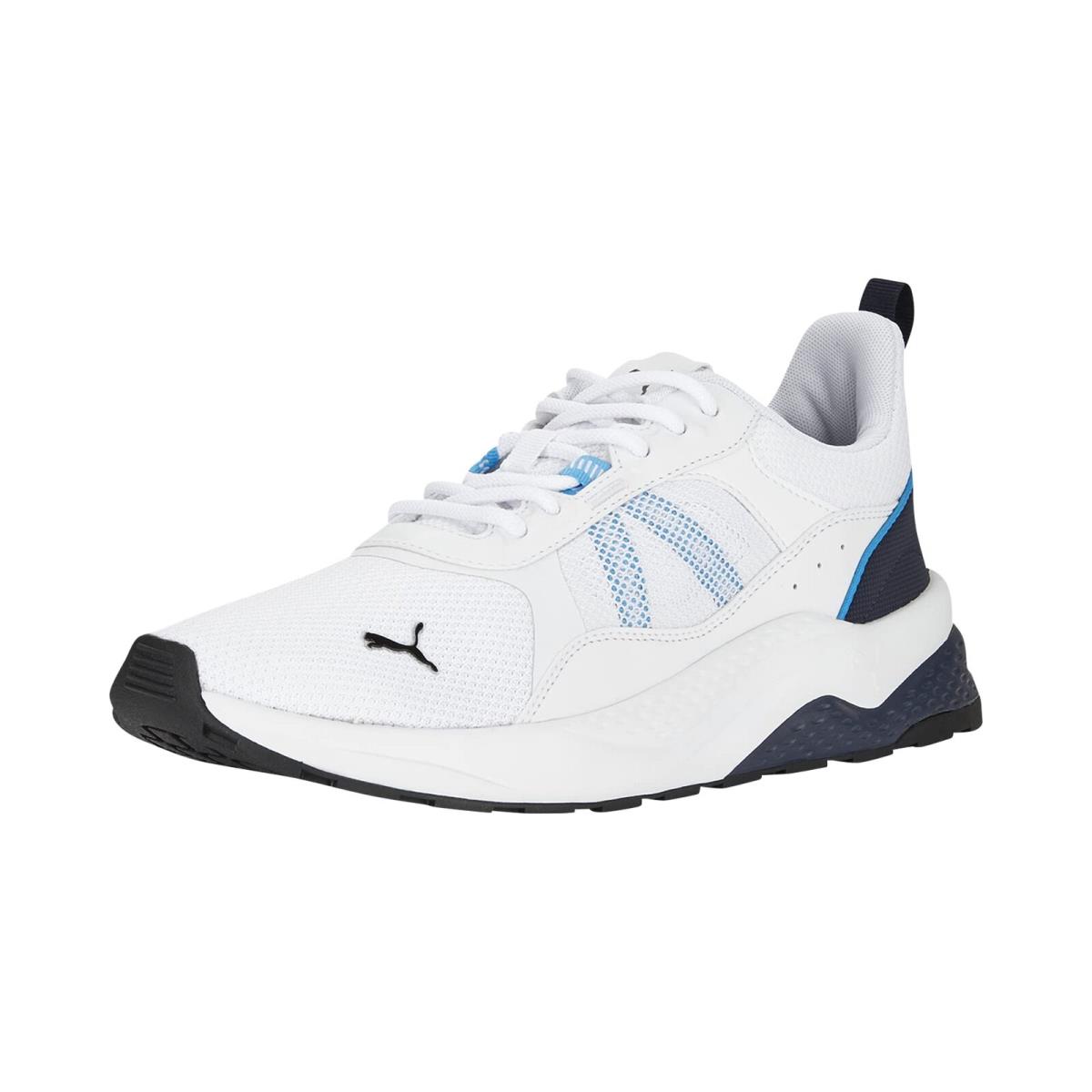 Men`s Shoes Puma Anzarun 2.0 Athletic Sneakers 38921302 White / Navy / Black - White / Navy / Black