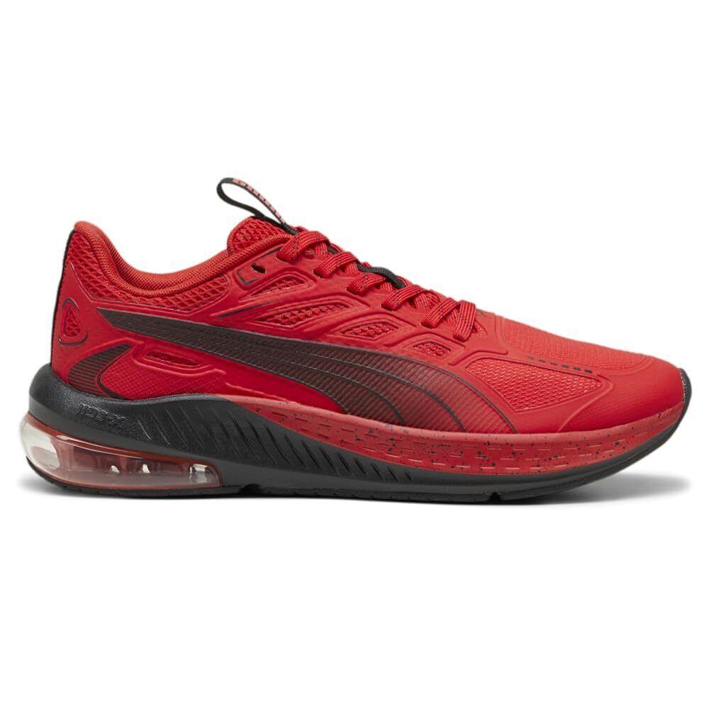 Mens Shoes Puma X-cell Lightspeed Athletic Sneakers 309972-04 Red / Puma Black