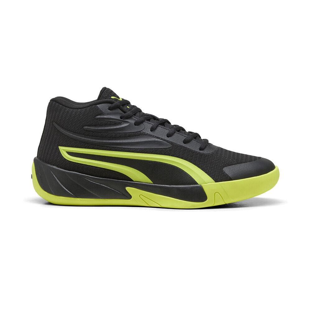 Puma Court Pro Basketball Mens Black Sneakers Athletic Shoes 31082903 - Black