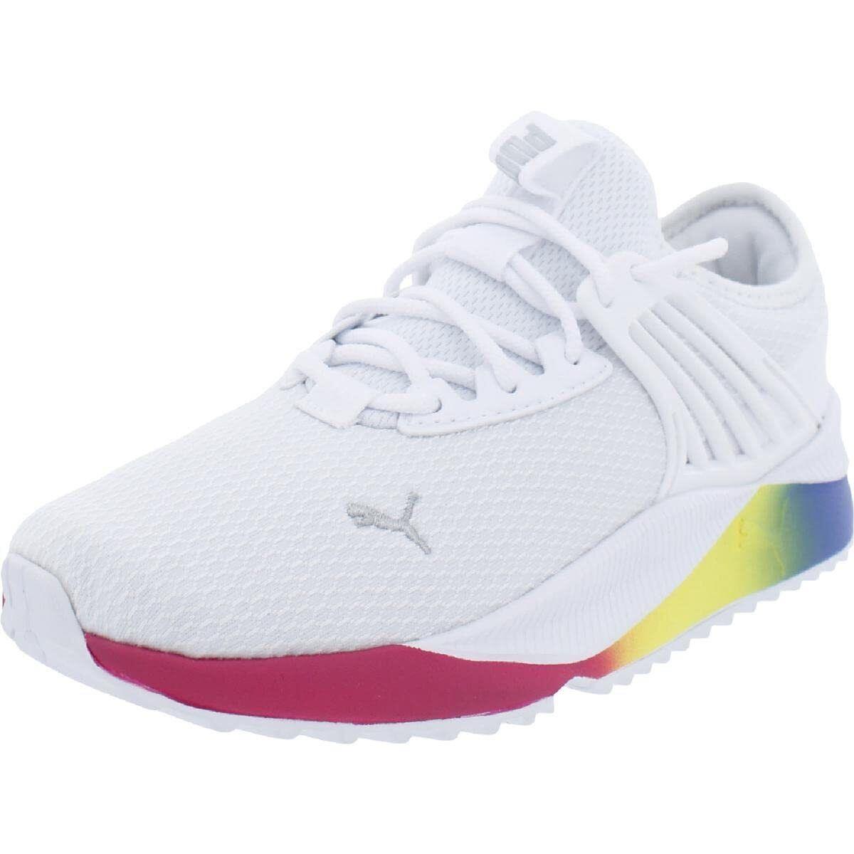 Women`s Shoes Puma Pacer Future Fluo Athletic Sneakers 38913001 White Limepunch - White