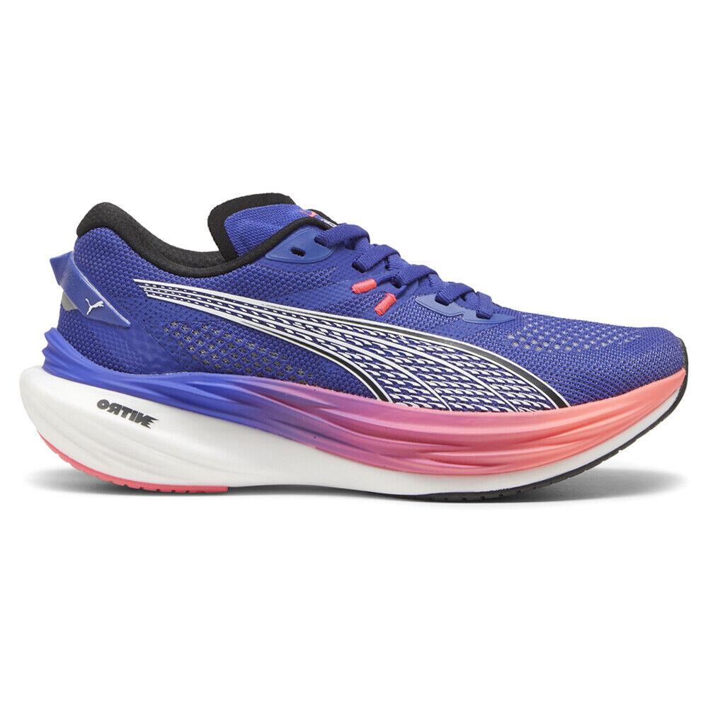 Puma Deviate Nitro 3 Running Womens Blue Sneakers Athletic Shoes 30970805