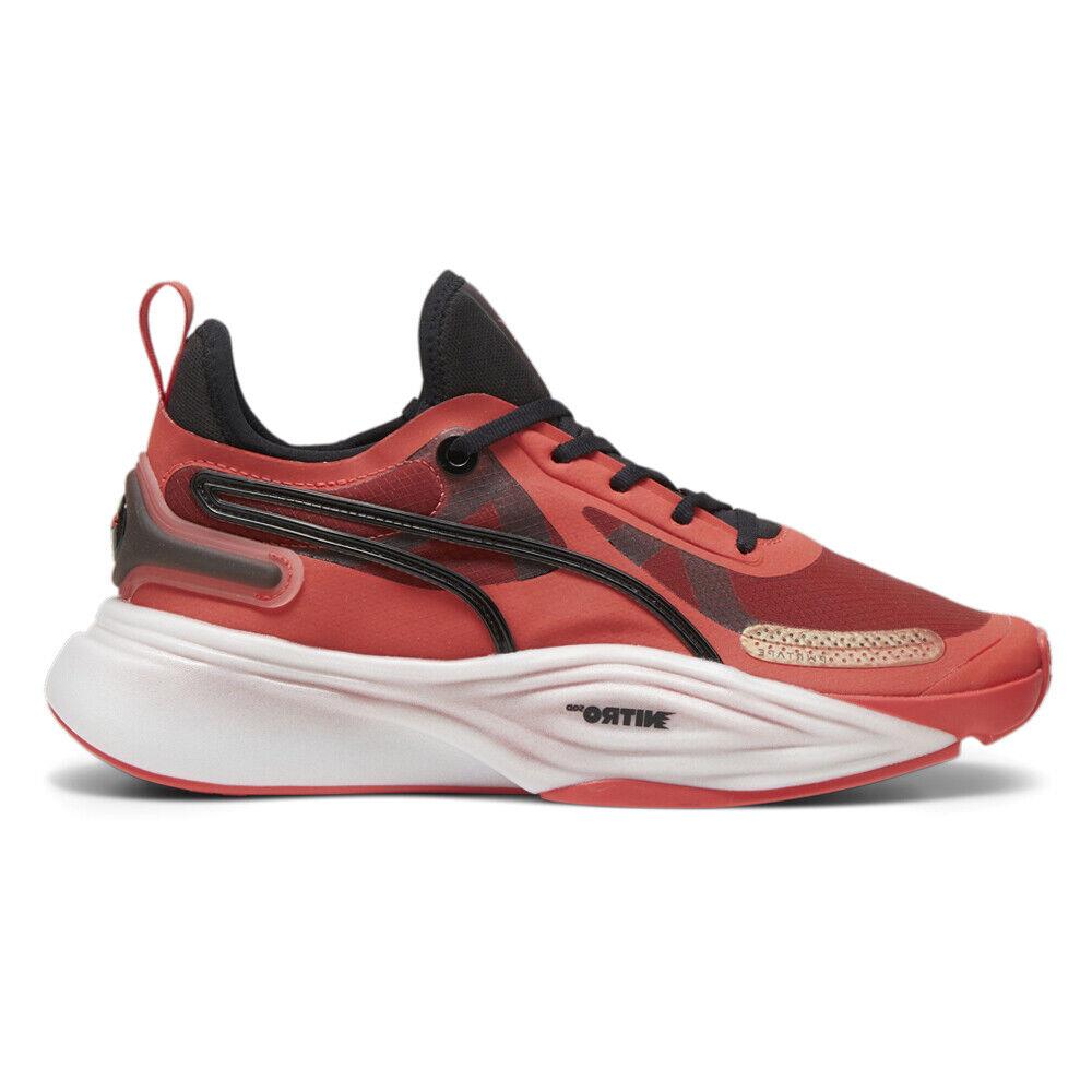 Puma Pwr Nitro Squared Training Mens Red Sneakers Athletic Shoes 37868705 - Red