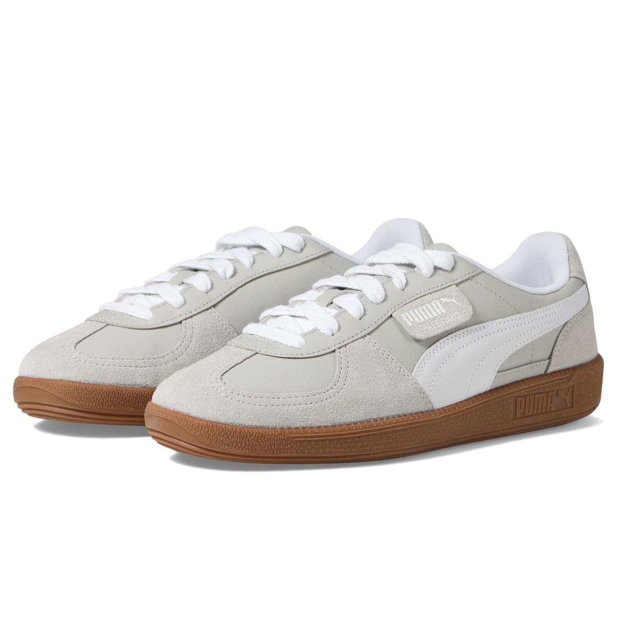 Puma Men`s Palermo Ingredients Sneaker White/cool Light Gray Gold - Puma White/Cool Light Gray/Puma Gold