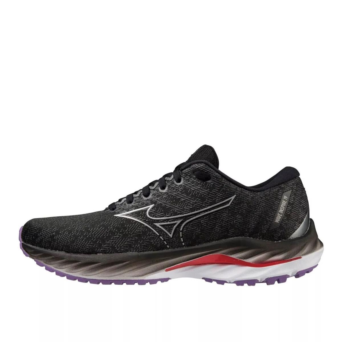 Mizuno Wave Inspire 19 Black/grey-red J1GD234622 Women`s