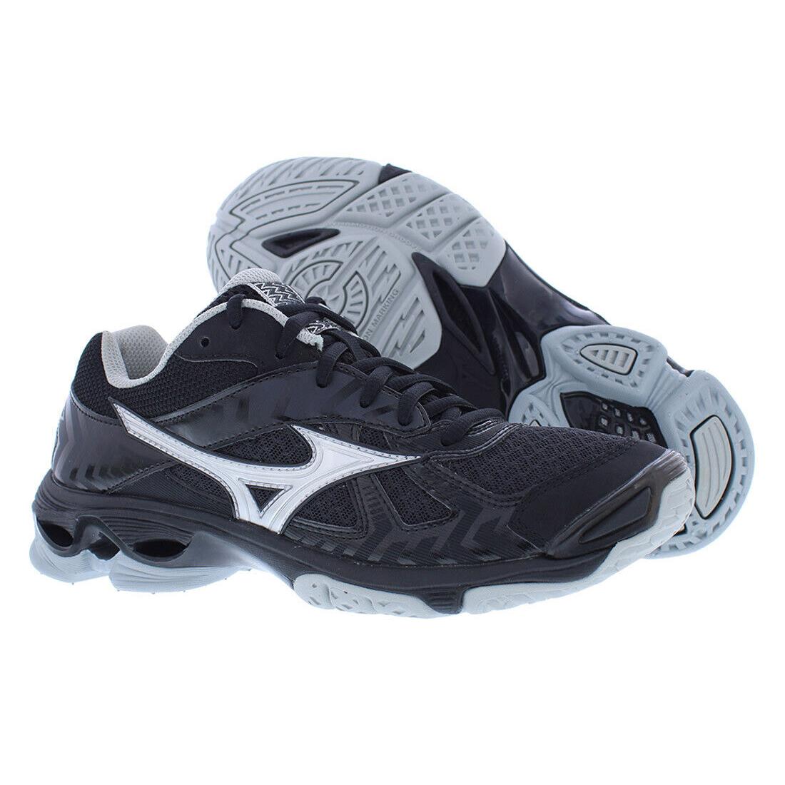 Mizuno Wave Bolt 7 Womens Shoes Size 8 Color: Black/white/silver