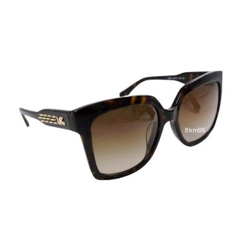 Michael Kors Cortina MK2082F-300613 Dark Tortoise / Smoke Gradient Sunglasses - Frame: Dark Tortoise, Lens: Smoke Gradient