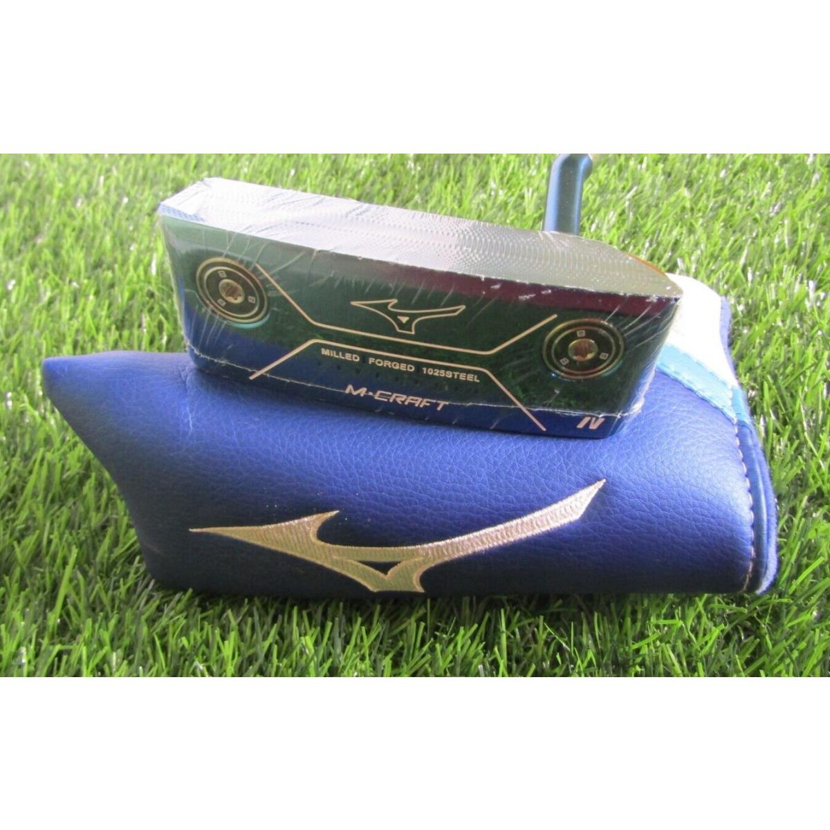 Mizuno M-craft IV 4 Blue Ion Putter 34 Headcover